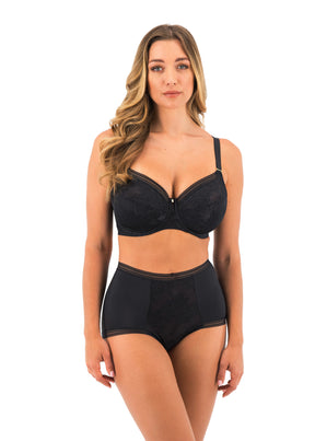 Fusion Lace Black Uw Full Cup Side Support Bra