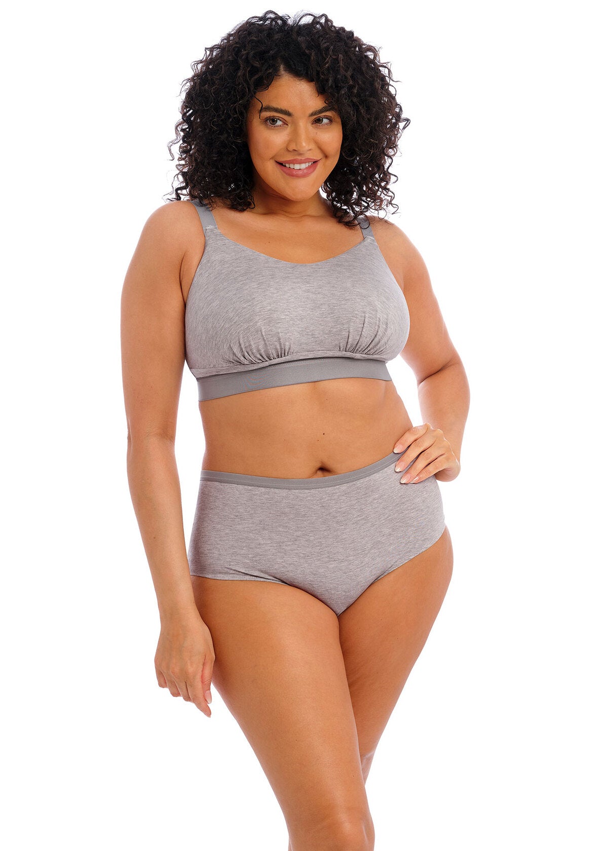 Elomi Downtime Grey Marl Non Wired Bralette