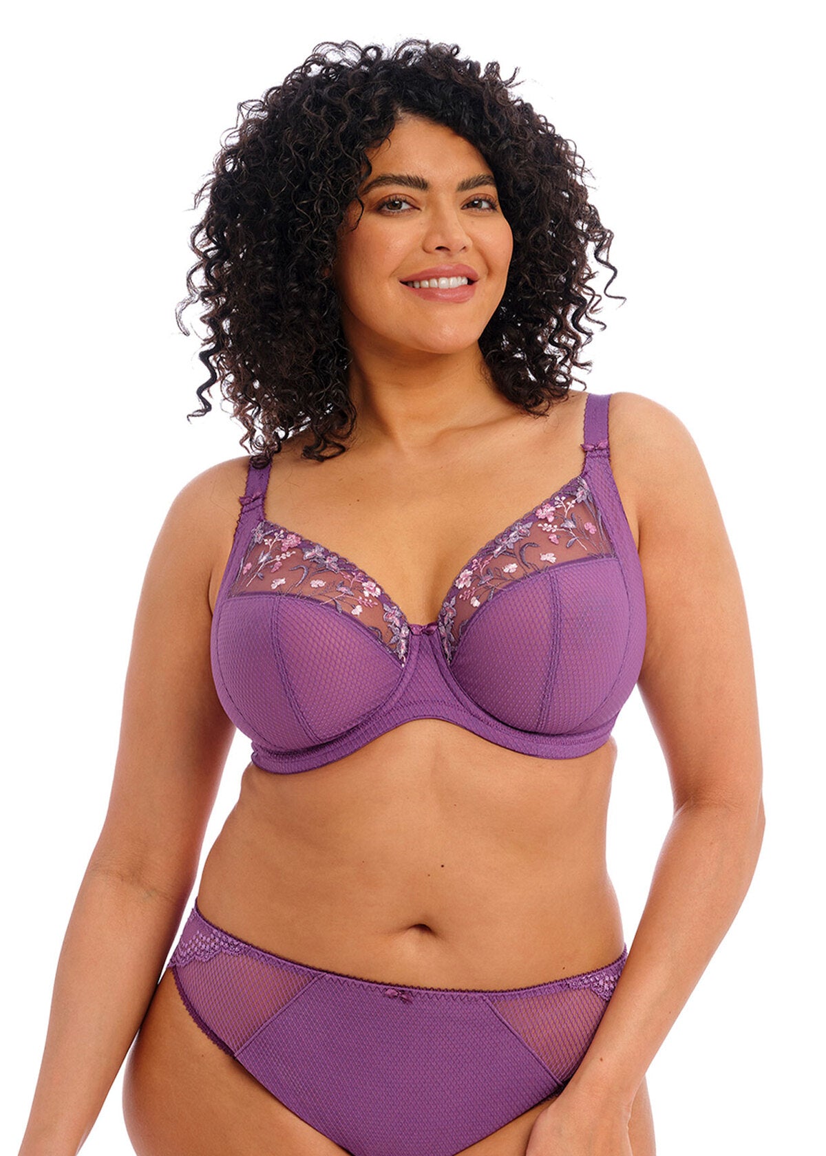 Fusion Lace Underwire Padded Plunge Bra by Fantasie - Embrace