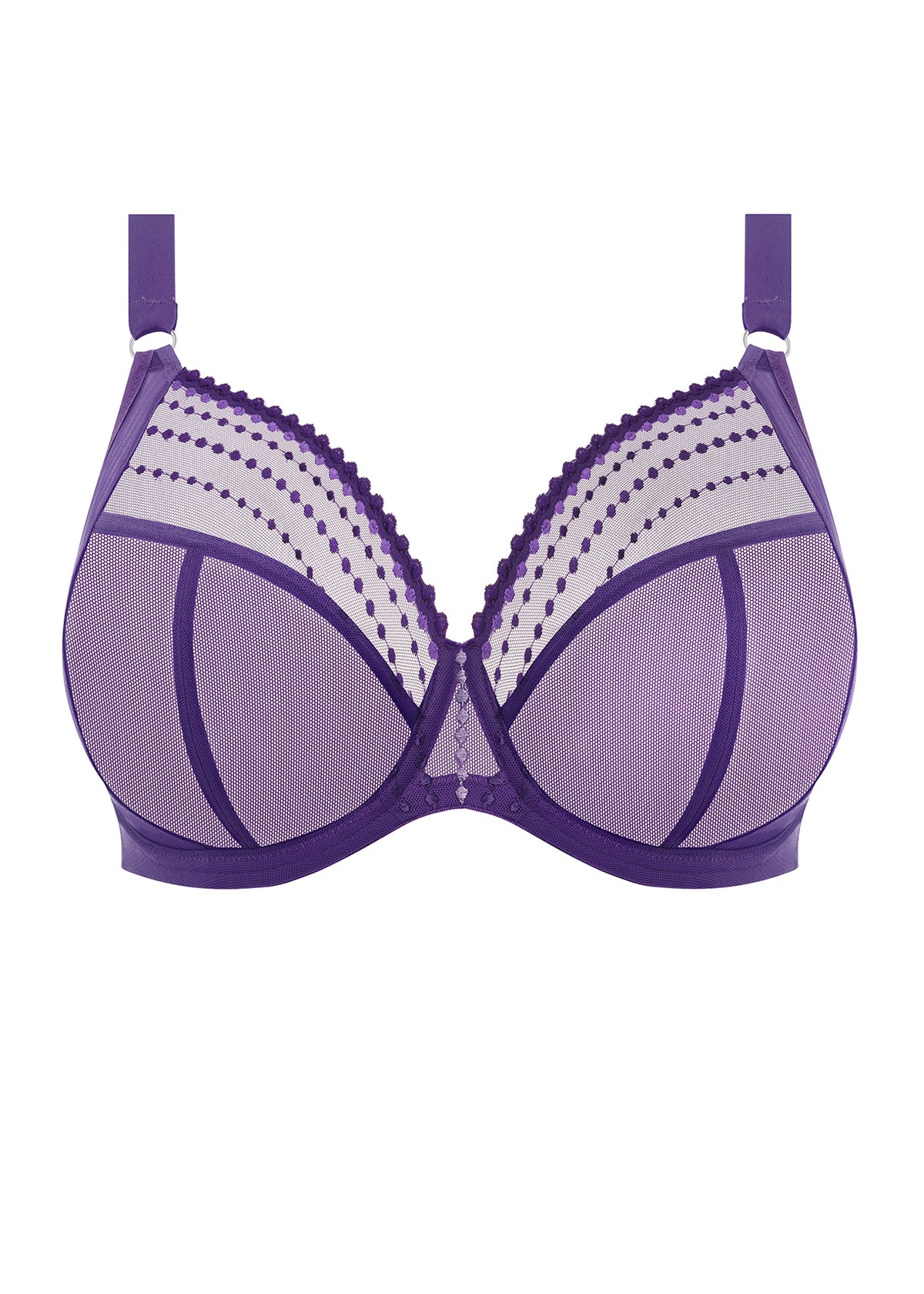 Elomi Matilda Plunge Bra - Iris (Purple)