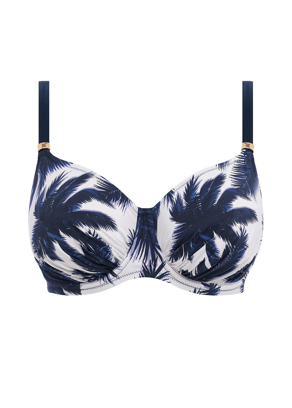 Carmelita Avenue Bandeau Top by Fantasie, Blue / White, Bandeau Bikini