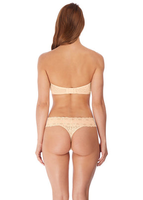 Wacoal Halo Lace UW Strapless Moulded Bra Nude