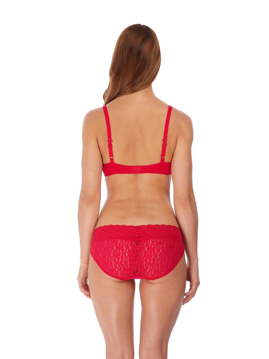 Wacoal Halo Lace UW Moulded Bra Lipstick Red